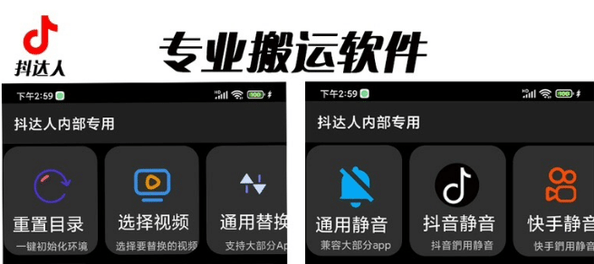 对外收费699抖音傻瓜式一键搬运，起号专用5分钟一个视频《软件+详细教程》-武野创库