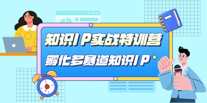 知识IP实战特训营，孵化-多赛道知识IP（33节课）武野创库-网创项目资源站-副业项目-创业项目-搞钱项目武野创库