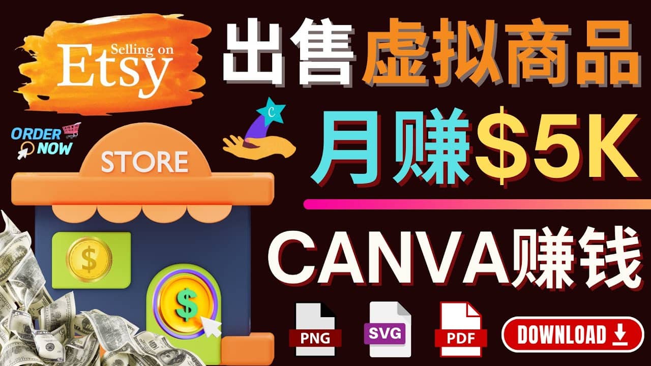 通过Etsy出售Canva模板,操作简单,收益高,月赚5000美元网创吧-网创项目资源站-副业项目-创业项目-搞钱项目网创吧