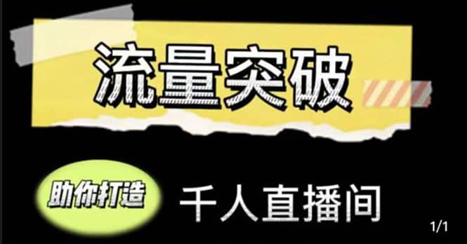 直播运营实战视频课，助你打造千人直播间（14节视频课）武野创库-网创项目资源站-副业项目-创业项目-搞钱项目武野创库