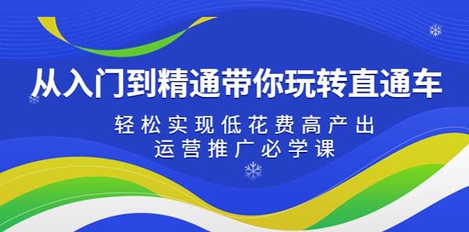 从入门到精通带你玩转直通车:轻松实现低花费高产出,35节运营推广必学课网创吧-网创项目资源站-副业项目-创业项目-搞钱项目网创吧