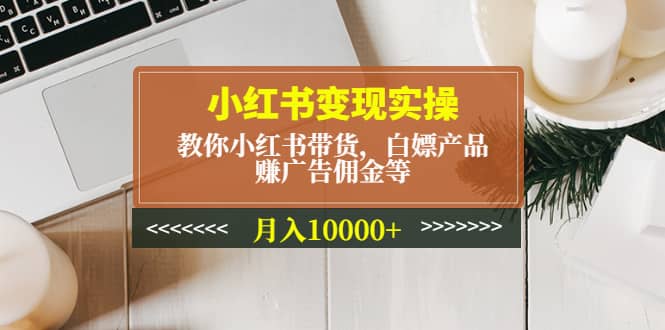 小红书变现实操：教你小红书带货，白嫖产品，赚广告佣金等网创吧-网创项目资源站-副业项目-创业项目-搞钱项目武野创库