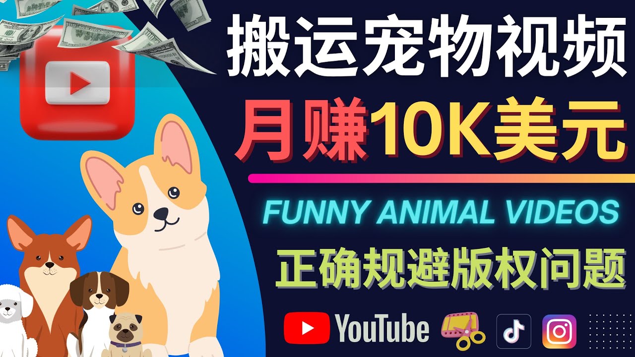 搬运TIKTOK视频到YouTube,并进行二次创作,月赚1万美元以上网创吧-网创项目资源站-副业项目-创业项目-搞钱项目网创吧