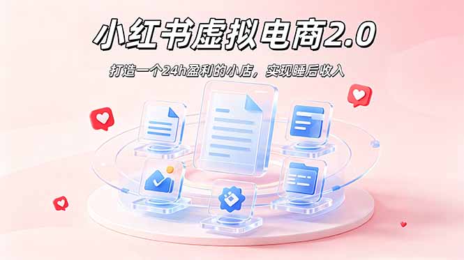 （19033期）2026 年最强风口掘金项目：AI小红书虚拟电商，布局搜索流量，每日躺赚500+武野创库-网创项目资源站-副业项目-创业项目-搞钱项目野创库