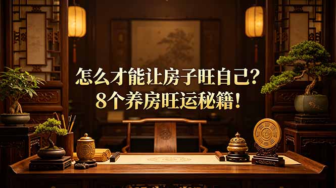 （19023期）付费文章：怎么才能让房子旺自己？8个养房旺运秘籍！武野创库-网创项目资源站-副业项目-创业项目-搞钱项目野创库