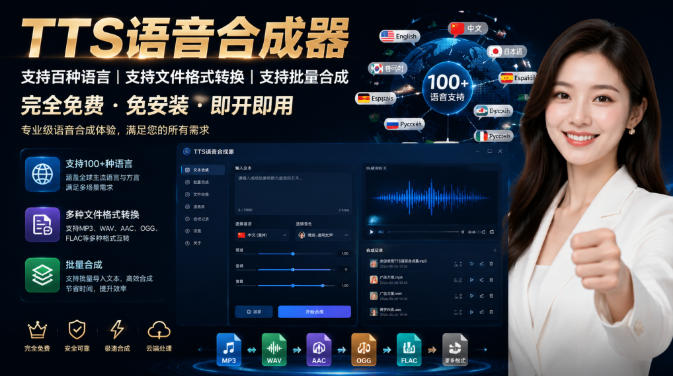 （19374期）最新TTS配音，支持批量，支持文件格式转换，功能超多武野创库-网创项目资源站-副业项目-创业项目-搞钱项目野创库
