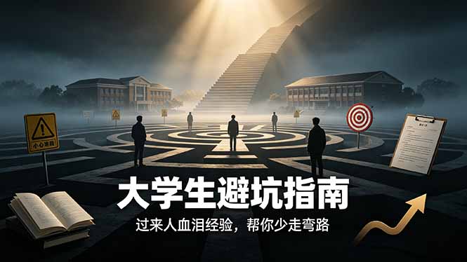 （19195期）付费文章：大学生避坑指南 ，过来人血泪经验，帮你少走弯路武野创库-网创项目资源站-副业项目-创业项目-搞钱项目野创库