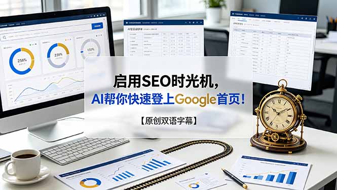（19162期）启用SEO时光机，AI帮你快速登上Google首页！【原创双语字幕】武野创库-网创项目资源站-副业项目-创业项目-搞钱项目野创库