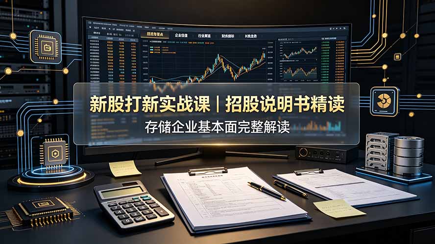 （19255期）付费文章：新股打新实战课｜招股说明书精读，存储企业基本面完整解读武野创库-网创项目资源站-副业项目-创业项目-搞钱项目野创库
