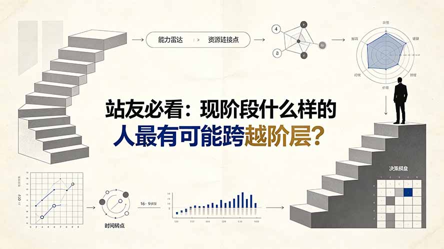 （19475期）付费文章：站友必看：现阶段什么样的人最有可能跨越阶层?武野创库-网创项目资源站-副业项目-创业项目-搞钱项目野创库