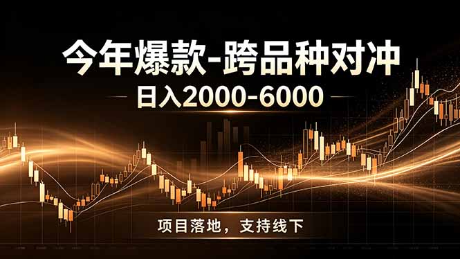 （19179期）全新跨品种对冲模式上线！日稳定盈利 2000-6000，合规长久可批量放大武野创库-网创项目资源站-副业项目-创业项目-搞钱项目野创库