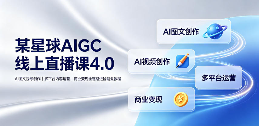 刺猬星球AIGC线上直播课4.0｜AI图文视频创作、多平台内容运营、商业变现全链路进阶副业教程武野创库-网创项目资源站-副业项目-创业项目-搞钱项目野创库