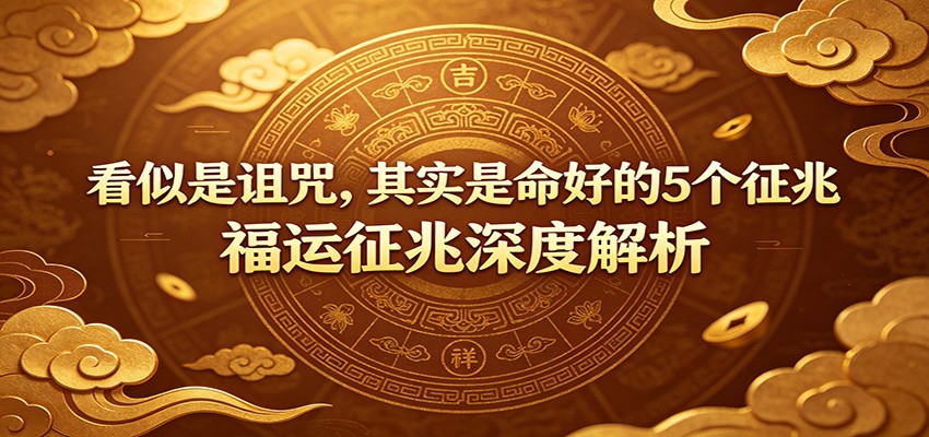 付费文章：《看似是诅咒，其实是命好的5个征兆》福运征兆深度解析武野创库-网创项目资源站-副业项目-创业项目-搞钱项目野创库
