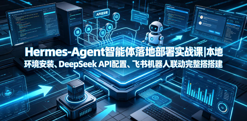 Hermes-Agent智能体落地部署实战课｜本地环境安装、DeepSeek API配置、飞书机器人联动完整搭建教程武野创库-网创项目资源站-副业项目-创业项目-搞钱项目野创库