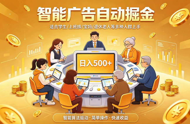 2026年最好做的项目：自动掘金项目，小白轻易上手，单日轻松收入500+【揭秘】武野创库-网创项目资源站-副业项目-创业项目-搞钱项目野创库