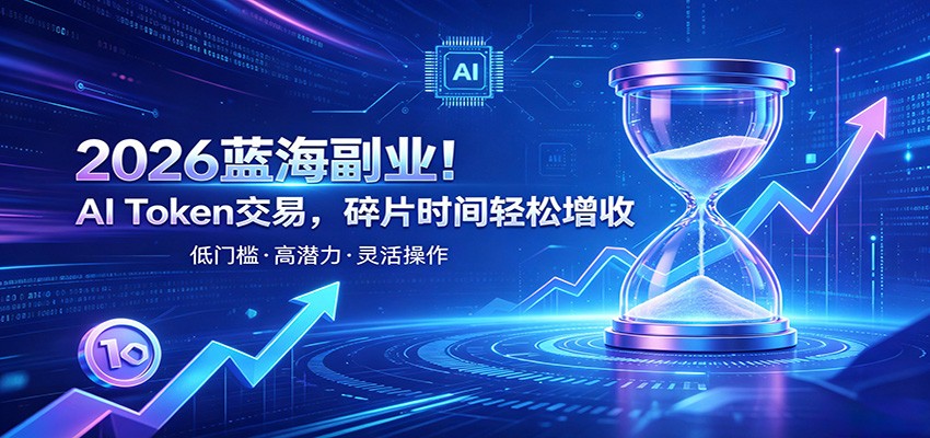 AI Token算力赛道！普通人可入局的数字副业，零门槛快速起步武野创库-网创项目资源站-副业项目-创业项目-搞钱项目野创库