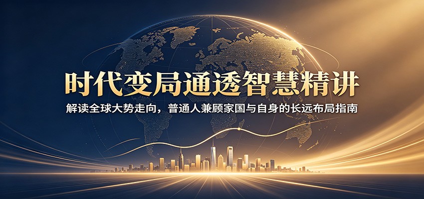 时代变局通透智慧精讲：解读全球大势走向，普通人兼顾家国与自身的长远布局指南武野创库-网创项目资源站-副业项目-创业项目-搞钱项目野创库