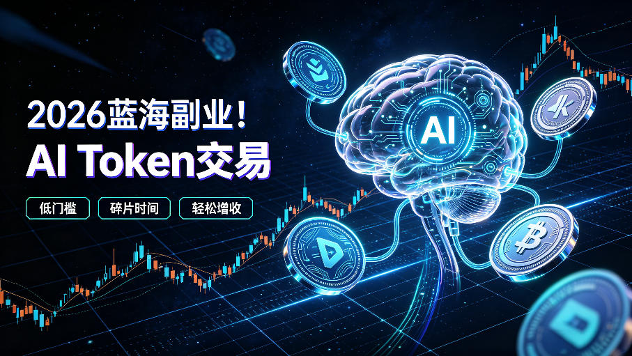 2026全新风口副业｜AI智能Token交易，空闲时间轻松 賺 收益，无需全天盯盘【揭秘】武野创库-网创项目资源站-副业项目-创业项目-搞钱项目野创库