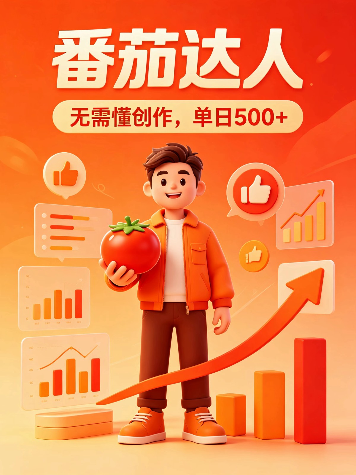 番茄小说达人全自动变现，普通人轻松日入500+武野创库-网创项目资源站-副业项目-创业项目-搞钱项目野创库