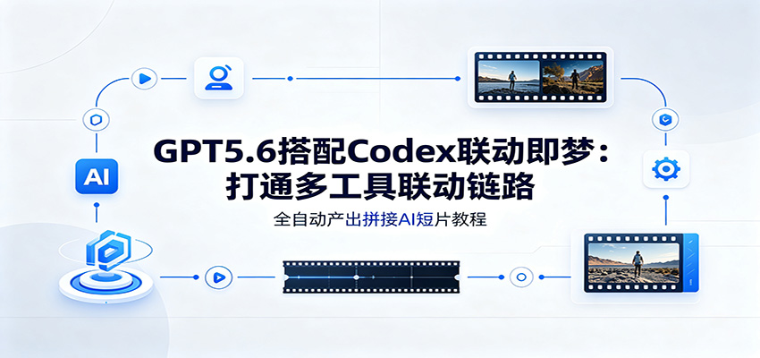 GPT5.6搭配Codex联动即梦：打通多工具联动链路，全自动产出拼接AI短片教程武野创库-网创项目资源站-副业项目-创业项目-搞钱项目野创库